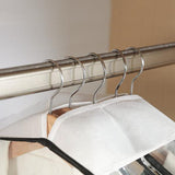 3-pack Transparent Dustproof Garment Storage Bag with Zipper for Wardrobe, PEVA Material, 60 x 25 x V1188-MS-325-0887