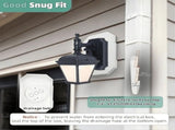 Siding Mounting Block,8141DBL Built-in Box Outdoor Light Block,2Sets for 1/2 Inch Lap Double and 4 V1369-AZ3-W-08431