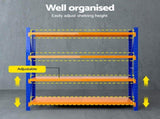 Giantz 2Mx1.8M Warehouse Shelving Garage Rack WR-F-20186-200BO-ABC