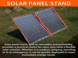 Garden Solar Panel Stand 2-Pack, Foldable Steel Bracket for Outdoor Solar Panels V1192-AZ-W-23061