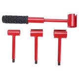 Door Hinge Adjustment Tool Kit 4 in 1 Steel Silicone Hinges Gap Adjusting Wrench Hinge Bender Tool V1294-YM0901-3114250026211