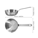 Mini Japanese Pan Stainless Steel Frying Pan for Perfect Omelets 1 Pc V1366-AZ2-W-20355