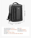 VEVOR PS5 Backpack Dual Shoulder Travel Bag for Playstation 5 PS5 Slim Nylon V952-PS5YSBQBYBTYH6RTB001V0