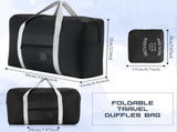 12 Pcs Foldable Travel Bags Bulk Duffel Waterproof Lightweight Carry on for Sports Gym Weekender V1259-DP01-A-1086