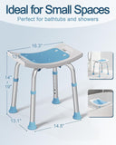 Shower Chair for Shower, 400 lbs Adjustable Shower Stool with Suction Feet, Shower Seat for V1079-CHAIR01