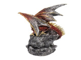 Fighting Dragon Statue Resin Desktop Dragon Figurine Sculpture with Light for Home Ornament V1294-YM0706-3115230085511