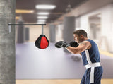 Wall Hanging Boxing Punching Bag Speed Training Stress Relief Kit with Wall Mount Bracket V63-916201