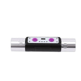 Violet Light Flashlight 3W Rechargeable 254nm 365nm 395nm Dual Head Torch Detector for Money V1294-YM0901-3119260003611