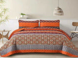 Sunset Boho Mosaic 3 Piece Bedspread Set V745-AC080686Q13U