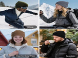 100% Merino Wool Beanie Hat for Women Men, Cuffed Knit Warm Winter Hats,Slouchy Beanies Fisherman V1258-DP02-F-568