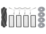 Robotic Vacuum Cleaner Parts Kit For L10 & L10S Pro - Main Brush 4 Side Brushes 4 Filters & 4 Mop V1189-LWWAL-20260327-04563