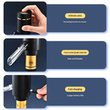 3-in-1 Electric Wine Aerator & Decanter Set with Stand Base - Automatic Pump Dispenser, Retractable V1192-AZ-W-4781