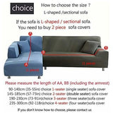 Cover of Corner Sofa with Armrests of Sofa Sofa of Protection Expandable in Shape of L Blue, Lake V1237-MS-626-222