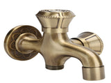 G1/2 Wall Mounted Laundry Bathroom Washing Machine Water Faucet Hot and Cold Water Tap V1294-YM0718-3112200148411