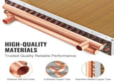 20"x 20" Heat Exchanger Water to Air 3-Row 3/8" Copper Ports 242 Fins V952-CPGSHRQ202001R9UUV0