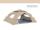 Khaki 2 Person Lightweight Camping Tent UV Protection Silver Coated, Dual Doors & V888-ELOSUNG11294