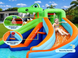 AirMyFun Kids Inflatable Pool Water Double Slide Park Jumping Castle 465X430CM IOT-B-83069-MC