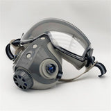 Full Face Respirator Mask with Wide View Lens for Painting Spraying Woodworking Chemical Protection V1366-AZ2-W-14773
