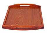 Rectangular Wooden Tray with Handle Food Serving Tray Storage Tray for Dinner Restaurant V1294-YM0901-3118210126711