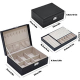 Jewelry Box Jewelry PU Leather Storage Box V1237-ZY-203-0176
