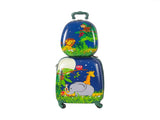 BoPeep 16''13'' 2PCS Kids Luggage Set Jungle KD1083-JG