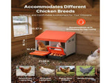 Chicken Nesting Boxes, 2 Compartments, Easy Egg Collection, Wall Mount, Easy to Assemble, Galvanized V952-JSCDXJS2GJ15PZUI4001V0