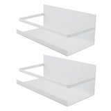 2PCS Fridge Magnet Shelf Iron Space Saving Multipurpose Magnetic Spice Rack Organizer for V1294-YM0901-3112240016311