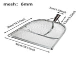 Stainless Steel Sifting Shovel - 4mm/6mm/8mm/12mm Mesh Soil Sieve & Sand Sifter Multipurpose V1366-AZ2-W-16544