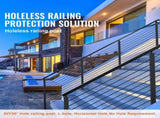 Cable Railing Post, 36" x 2" x 2" Level Deck Railing Post Without Holes, SUS304 Stainless V952-1JZLGZ91455H6Z2UHV0