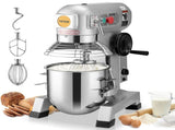 Commercial Food Mixer, 18.7L Commercial Stand Mixer with 3 Adjustable Speeds, 1100W Dough Mixer with V952-ZXSPJBJ20QT1FBO63V3