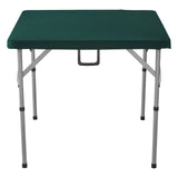 Mahjong Table, Fold-in-Half 4 Player Card Table with Wear-Resistant Green Tabletop, Portable V952-SDMJZBSWZDSTQ0FNSV0