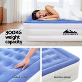 Weisshorn Air Mattress Queen Inflatable Bed 46cm Air bed Cube AMAT-CUB02-46-Q-BLWH