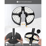 48 LED Rechargeable Umbrella Light, With 3 Lighting Modes 72 Hours Adjustable Cordless Light For V1188-MS-227-1968