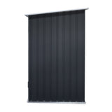 Giantz Garden Shed 2.49x1.04M Sheds Outdoor Tool Storage Workshop House Steel 2 in 1 SHED-LOG-245X98X148-AB