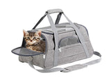 Cat Pet Carrier Travel Carrier Pet Bag for Small Medium Cats Pink V1263-JX-6841