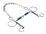 Horse Mouth Bit 125mm Stainless Steel Horse Snaffle Bit for Training Equestrian Equipment Racing V1294-YM0706-3111230209111