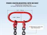 Chain Sling, 8 mm x 150 cm Chains with Hooks, G80 Engine Chain Hoist Lifts, 3 Ton Capacity V952-DGDLHHMGFH1JITULLV0
