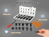 Bumper Retainer Clips Car Retainer Fastener Kit Auto Plastic Rivets Bumper Fender Door Panel Clips V1366-AZ2-W-15077
