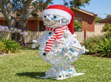 Christabelle 61cm Animated Skiing Snowman Christmas Light Up Display LED Outdoor Indoor Xmas Ya 112_SHE202