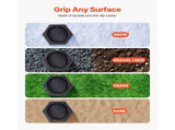 RV Leveling Pads, 4-Pack Rubber Trailer Jack Pads, Each with 5000 lbs Capacity, Jack Stabilizer V952-FXBDSJT15YC1UPSHJV0