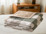 AYktou Reversible Patchworks Queen Size, 78.74x59.05in Lightweight Plaid Bedspreads Coverlets V1189-WXFWAL-20260326-03119
