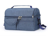Pump Carrying Case,Wearable Breast Pump Bag Adjustable Straps with Cooler ,Holds Pumping All V1192-AZ-W-10889