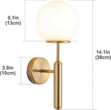 Battery Operated Wall Sconce Set of 2, Wireless Remote Dimmable LED, Gold Fabric Shade V1263-JX-5786