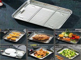 Baking Sheet With Cooling Rack, Half Sheet Pan With Wire Rack Set, Oven Baking Tray and Rack V1189-WXFWAL-20260319-01075