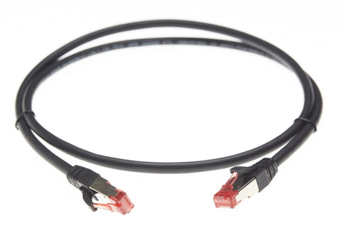 10m CAT6A S/FTP LSZH Ethernet Network Cable | Black 004.100.2010