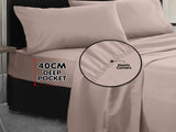 Laura Hill Luxury Living 4pc 1000 Thread Count Cotton Rich Queen Bed Sheet Set Gift Pack Linen CVC-10QS-LN