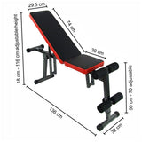 Adjustable Sit Up Weight FID Bench Fitness Flat Incline Decline Press Gym Home V610-SITUP BENCH