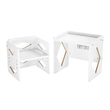 Montessori Weaning Table and Chair Set, Wooden Toddler Table and Chair Set for Aged 1-5, Adjustable V952-ETDNZY151321XG9U9V0