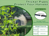 XL Heavy Duty Garden Trellis for Climbing Plants with Netting V178-66996