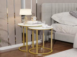 Interior Ave - Diva Gold Nested Side Table Set V355-IA-ST9-MG
